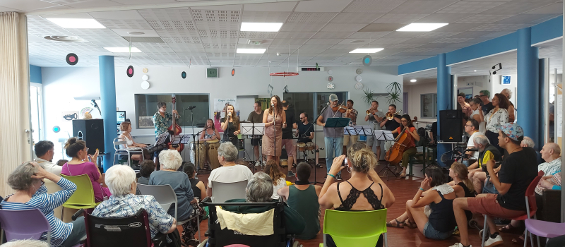 Quand Tempo Latino s’invite à l’EHPAD de Vic-Fezensac : une parenthèse musicale et chaleureuse