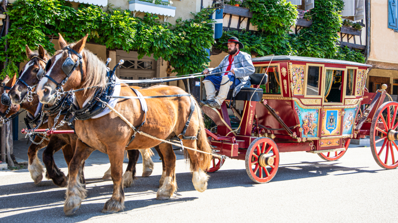 Lupiac: Festival d'Artagnan avec tours en carrosse, courses de chaises à porteurs...