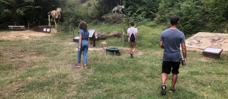 Un escape game  sur le sentier paléontologique de Sansan