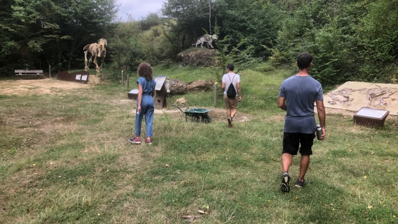 Un escape game  sur le sentier paléontologique de Sansan