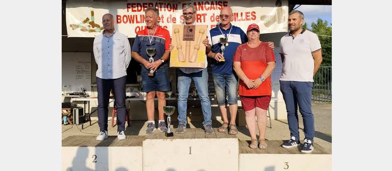 Les Gersois ont brillé au Championnat de quilles au maillet à Auch