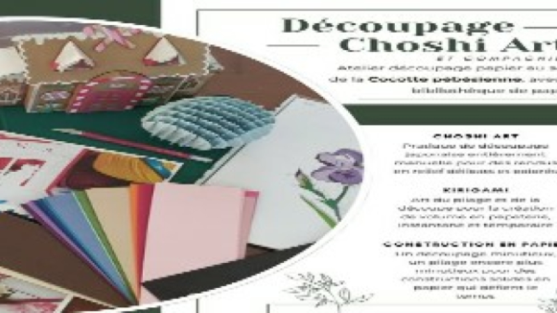 Nouveau : des ateliers partages