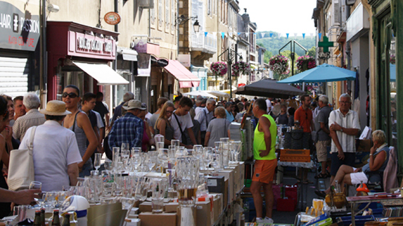 Vide greniers au coeur de la ville