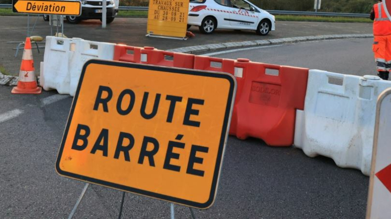 RN 124 : travaux au rond point de Saint Cricq de 21 h à 6 h