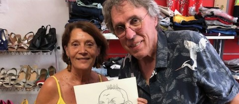 La Croix Rouge proposait des caricatures