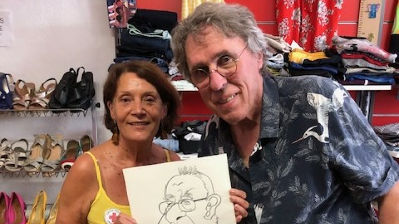 La Croix Rouge proposait des caricatures