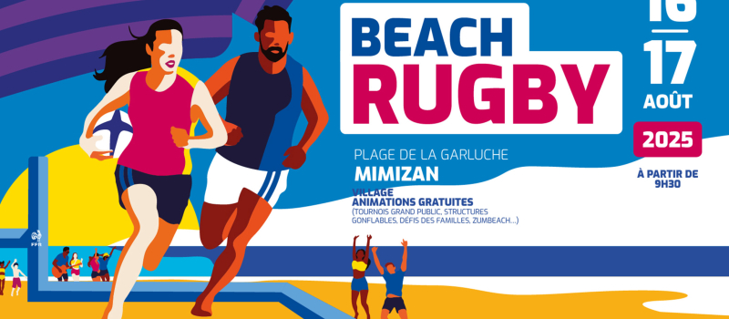 les finales de Beach rugby c'est ce samedi à Mimizan