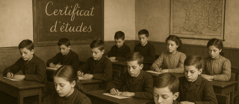 Au temps du Certificat d'Etudes Primaire...