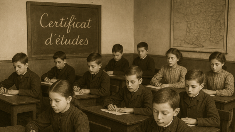 Au temps du Certificat d'Etudes Primaire...