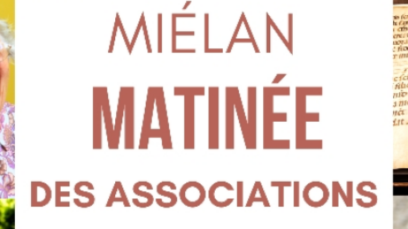 La matinée des associations samedi 30 août