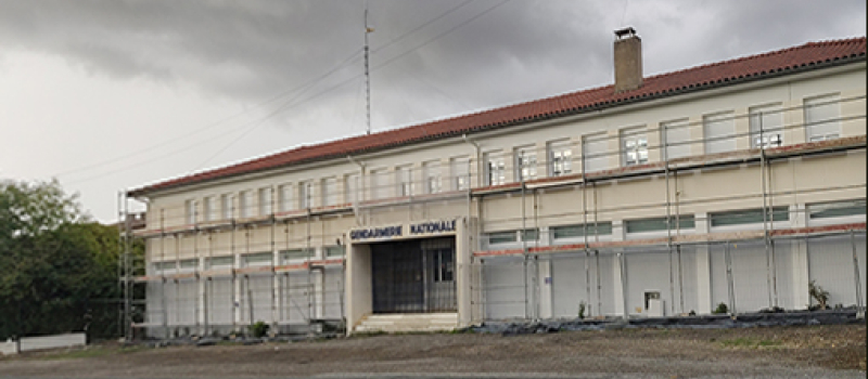 L'accueil du public à la brigade de gendarmerie temporairement impossible.
