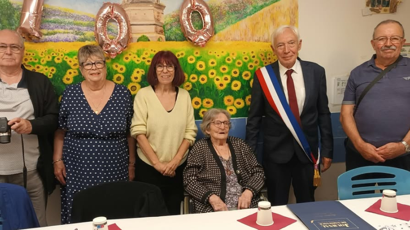 Les 100 ans de Madame Constance Cassan