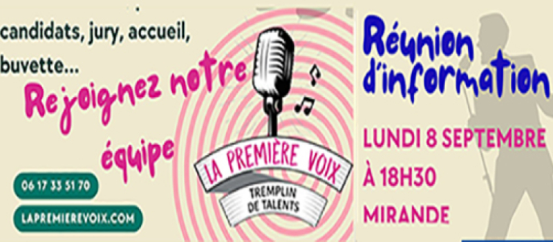 Tremplin La Première Voix,