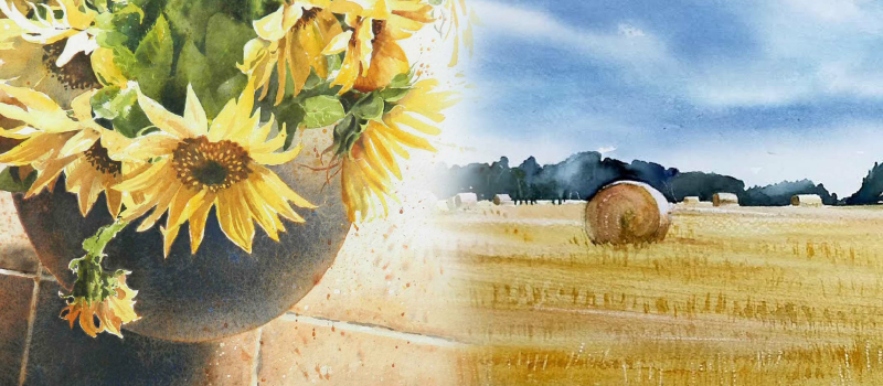 Expo à deux au château de Cassaigne : une balade en aquarelle