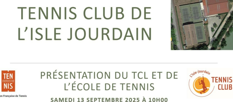 Tennis club reçoit ses nouveaux adhérents