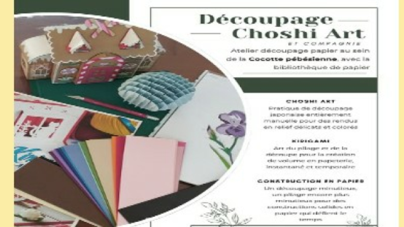 Ateliers partages autour du papier