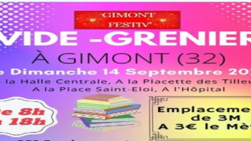 Grand vide grenier de Gimont