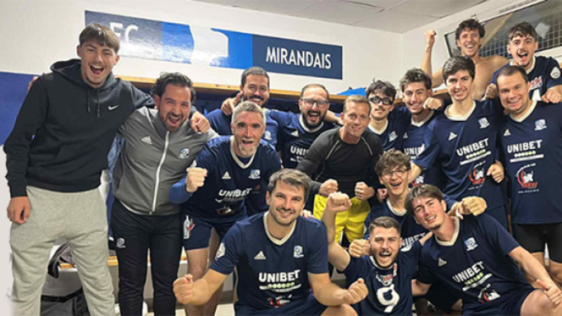 La joie dans les vestiaires