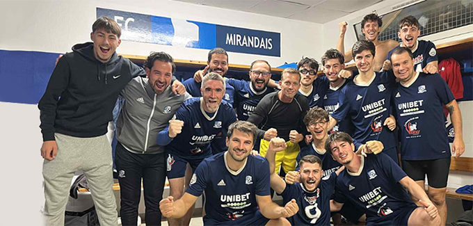 La joie après la qualification