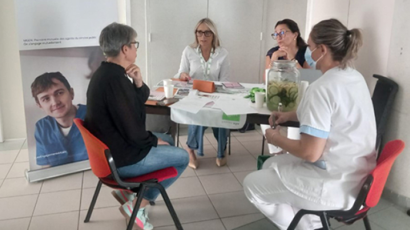 Centre hospitalier : séances de massage au personnel