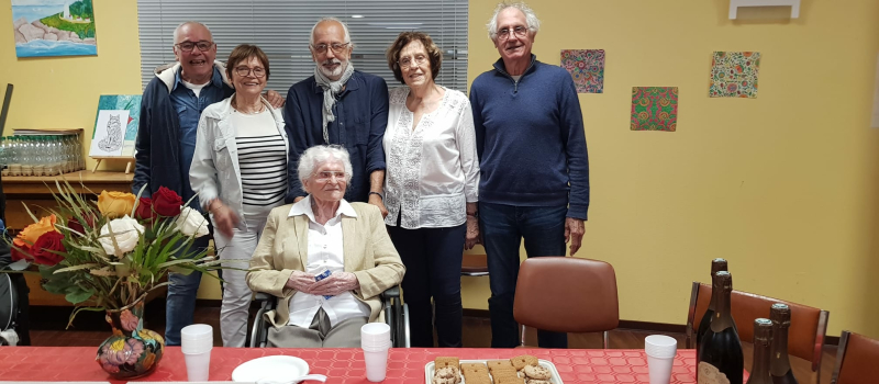 Françoise Fourquet a fêté ses 104 ans  entourée des siens