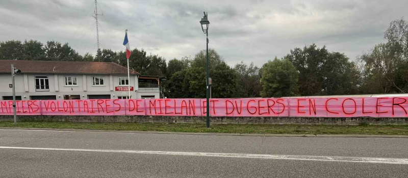 Les sapeurs-pompiers de Miélan voient rouge