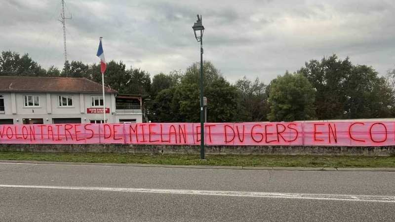 Les sapeurs-pompiers de Miélan voient rouge
