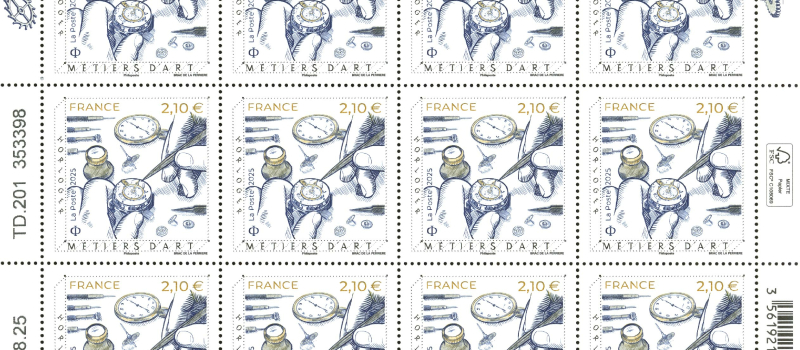 Timbre métiers d'art, l'horloger