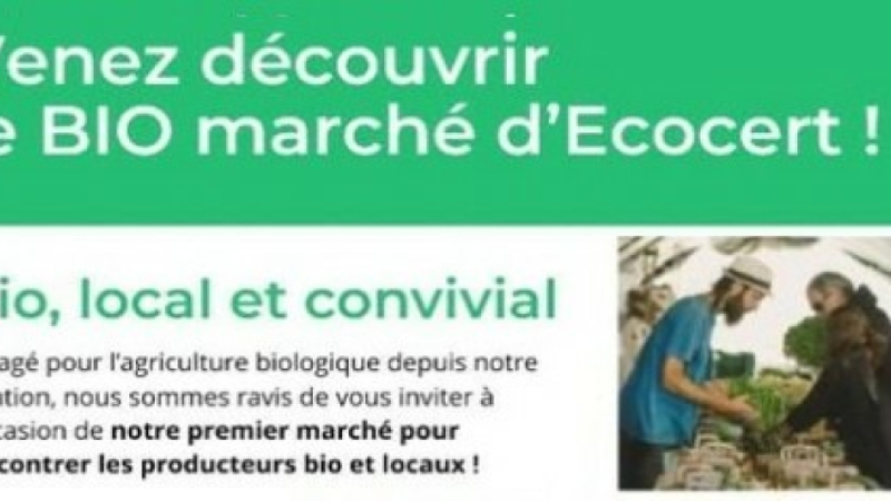 Un marché bio et local