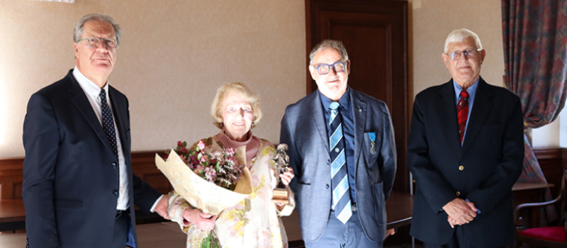 Odile Suganas invitée de marque  à la mairie