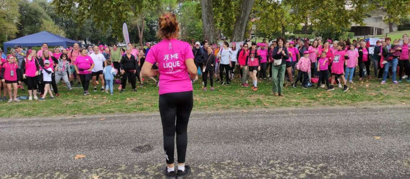 Un Octobre ( très Rose) dans le parc du conseil départemental