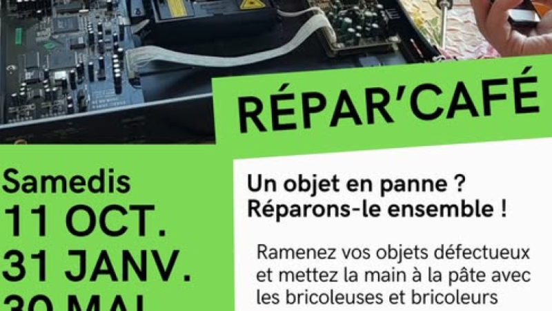 A la Maïson : atelier Répar'Café