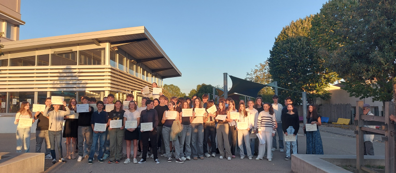 Remise des diplômes du brevet au collège Gabriel-Séailles : un moment convivial et solennel