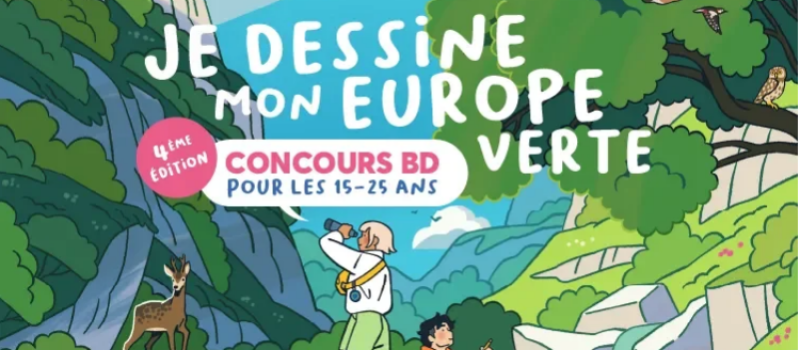 Concours BD #JeDessineMonEuropeVerte sur le thème de la faune et la flore