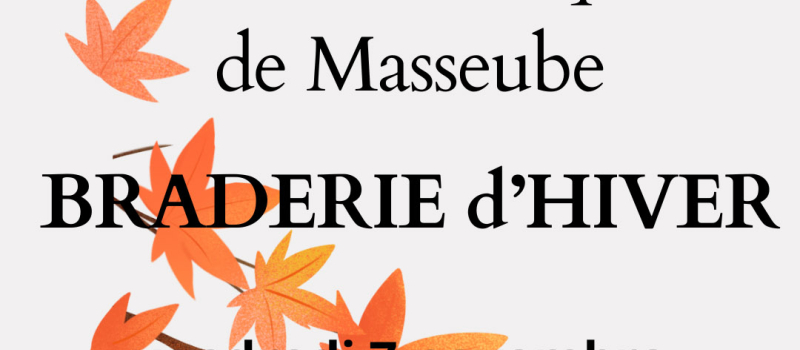 Braderie d'hiver à la Croix Rouge