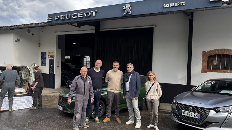 Le Président de la CMA rend visite au Garage de Brito
