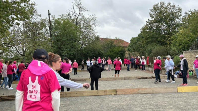 Pétanque : une belle mobilisation pour Octobre Rose
