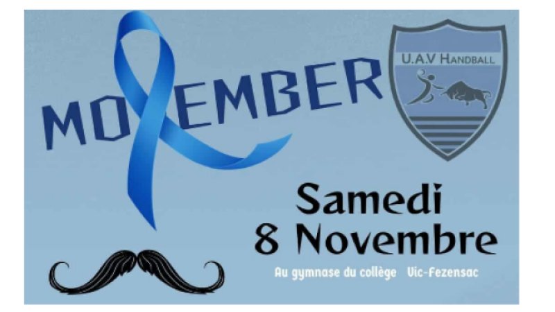 UAV Handball : Movember, match solidaire pour la santé masculine