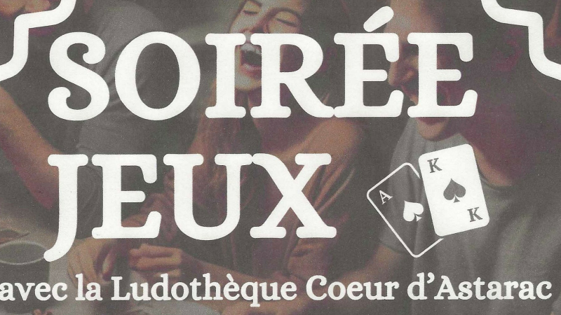 Soirée Jeux avec la Ludothèque Le Coin du Jeu