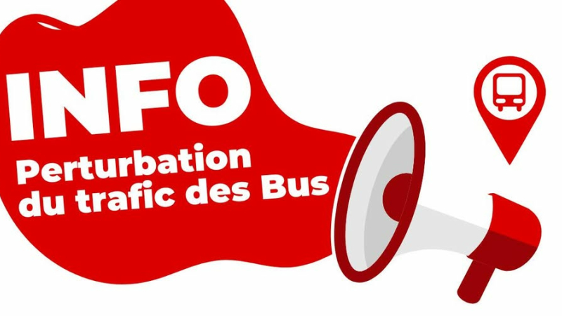 Perturbation sur la Ligne 2 de bus