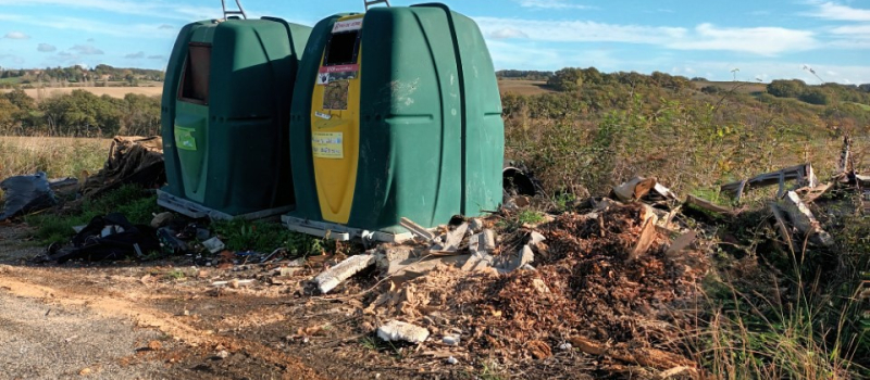 Dépôts de déchets  sauvages : stop aux incivilités !