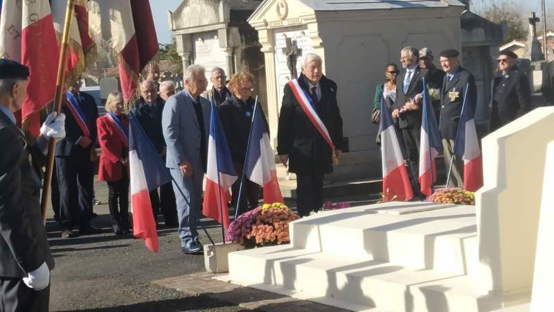 La cérémonie de commémoration de l’Armistice de 1918