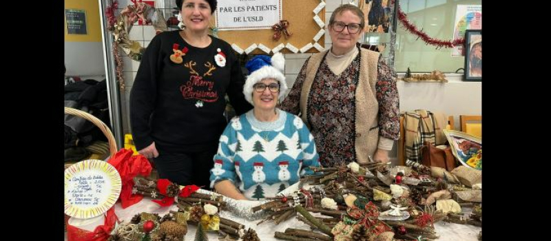 Marché de Noël  à l'EHPAD et USLD de La Ribère