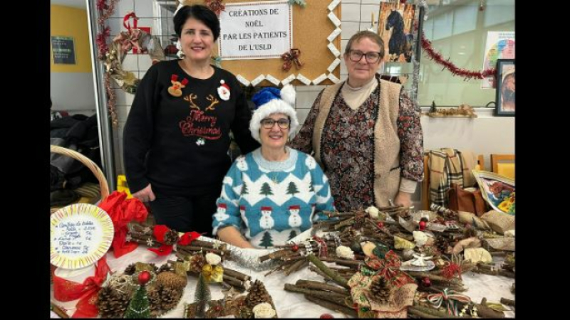 Marché de Noël  à l'EHPAD et USLD de La Ribère