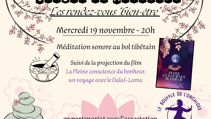 Report de la soirée  du mercredi 19 novembre  au mercredi 3 décembre