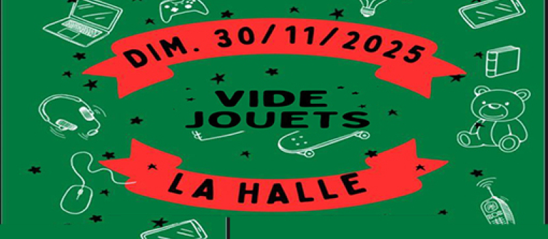 vide-jouets organisé par le comité des fêtes