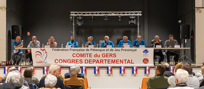 Assemblée générale , Comité du Gers de Pétanque à Plaisance