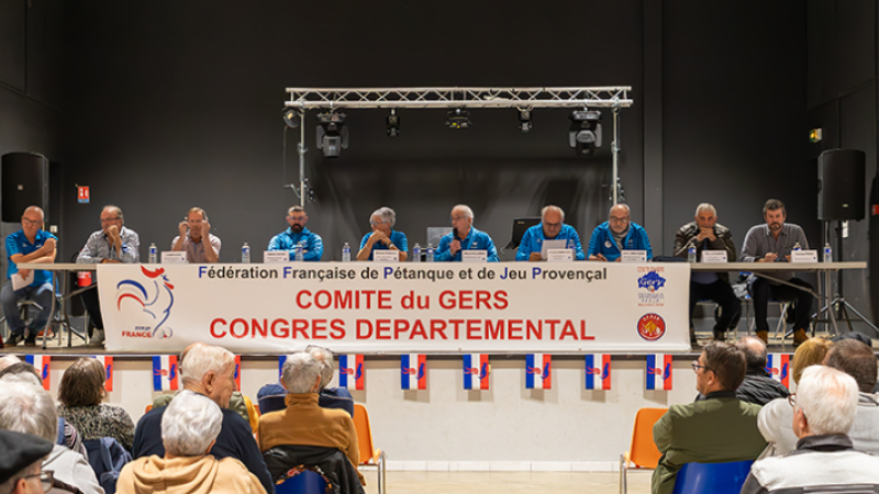 Assemblée générale , Comité du Gers de Pétanque à Plaisance