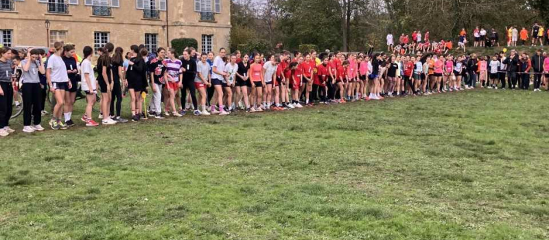 Succès pour le traditionnel Cross départemental UNSS au parc du château de l’Isle-de-Noé