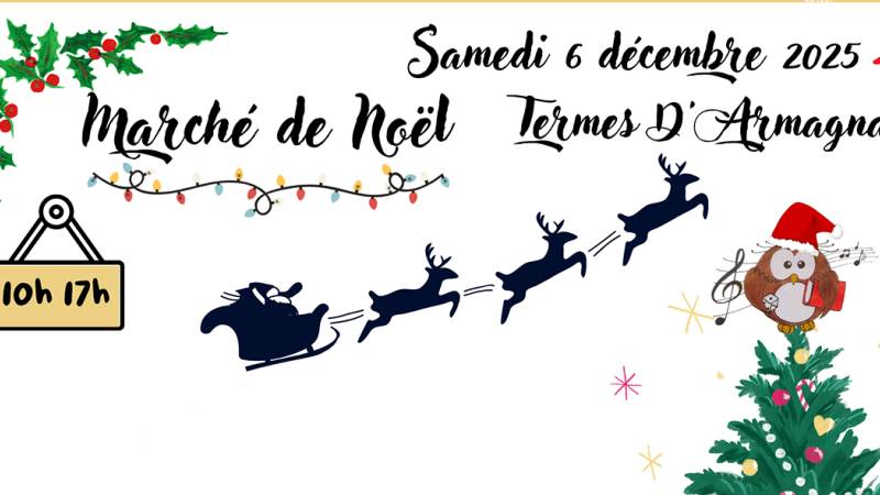 Marché de Noël à Termes d'Armagnac